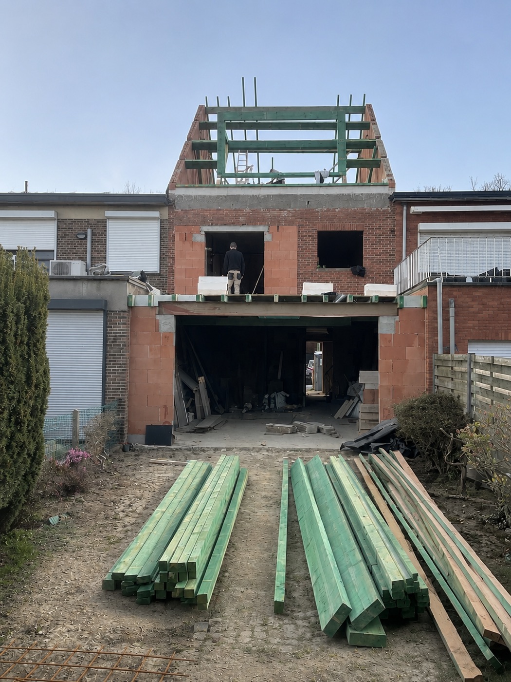 Voor - Aanbouw Aalst