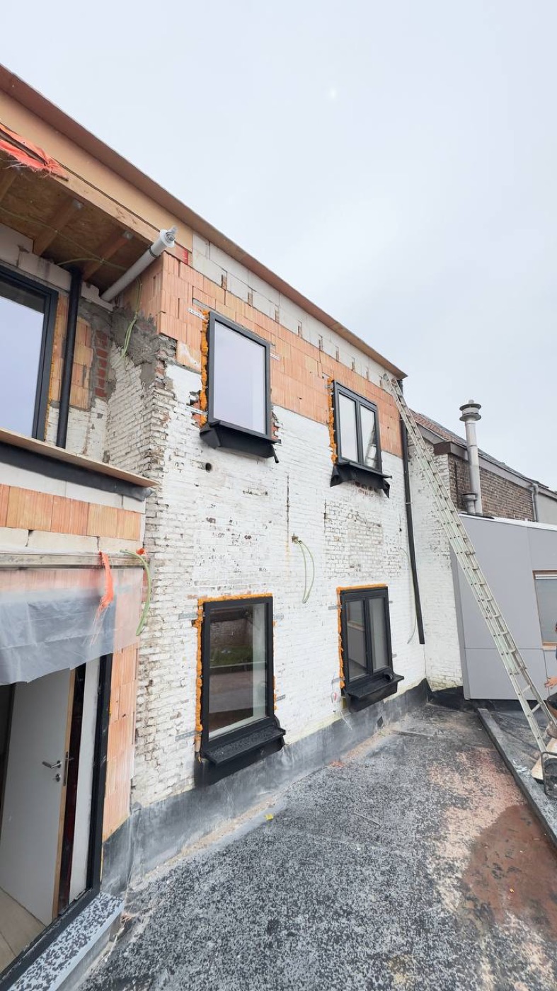 Voor gevelrenovatie woning Antwerpen